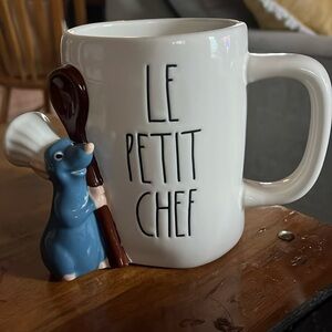 Rae Dunn LE PETIT CHEF Mug with Ratatouille Disney Pixar Collection New